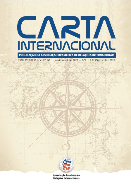 					Visualizar v. 17 n. 1 (2022): Carta Internacional - Publicação Contínua
				